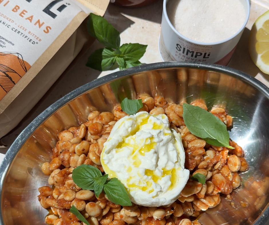 Marinated Lupini Beans