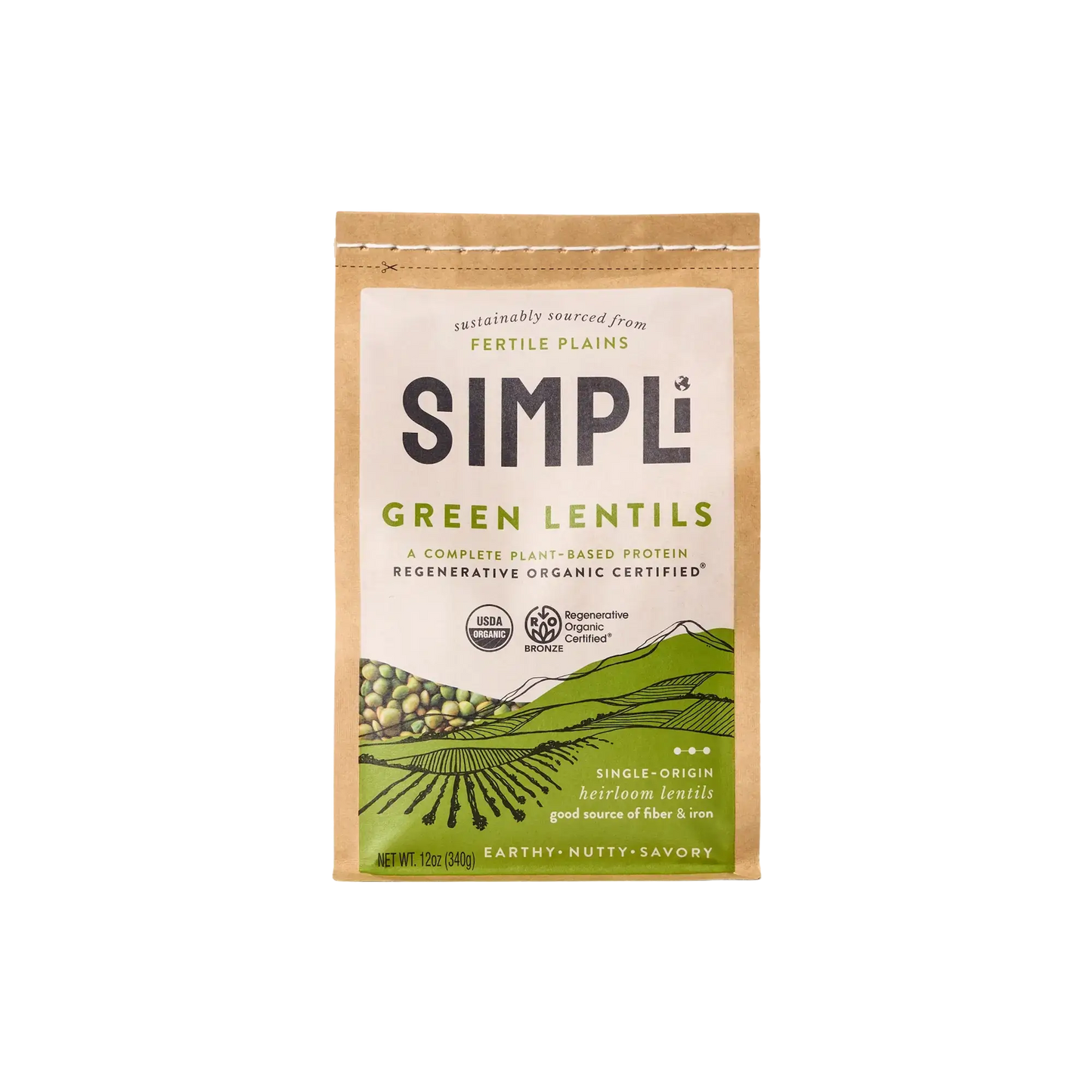 SIMPLi REGENERATIVE ORGANIC CERTIFIED® GREEN LENTILS
