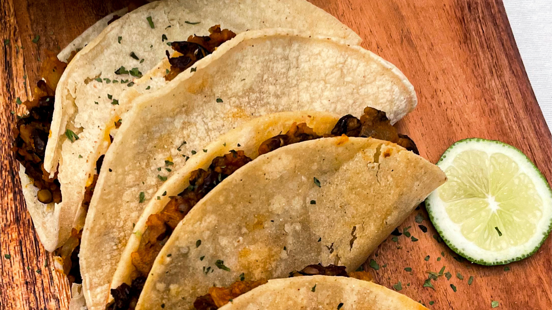 Crispy Vegan Black Bean Tacos