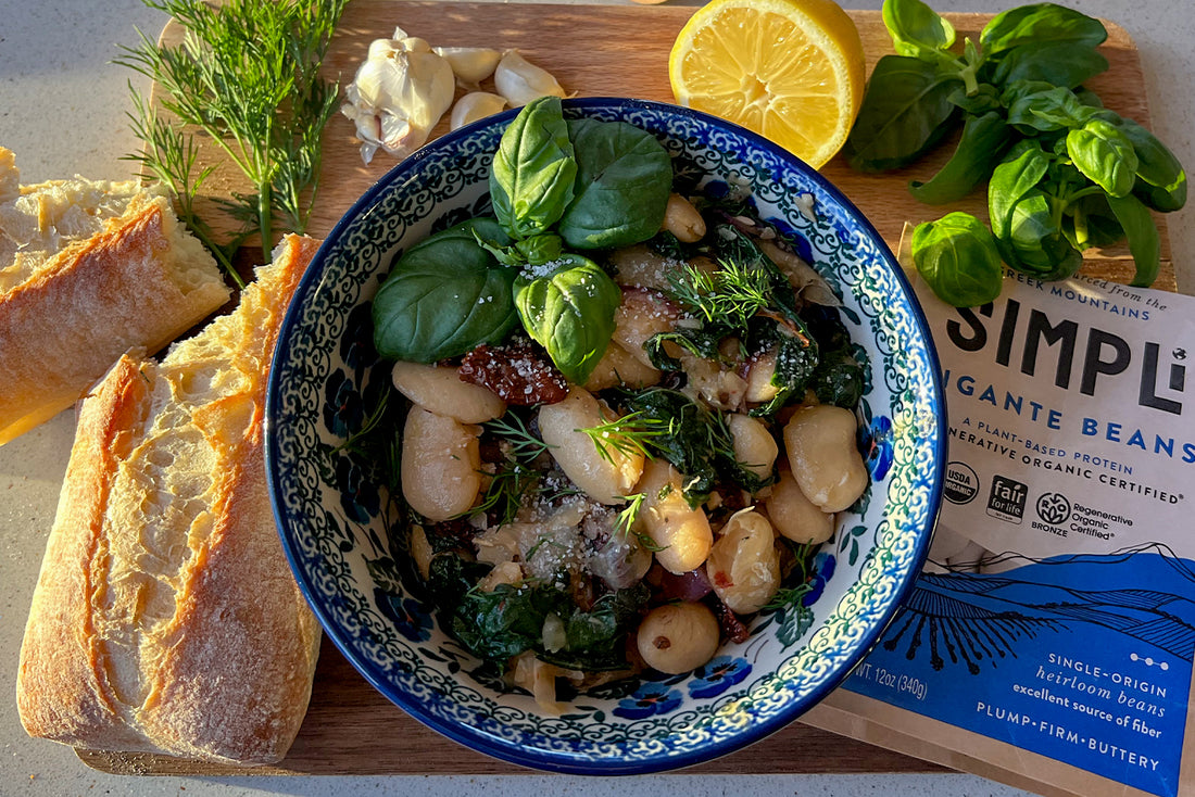 Spring Gigante Bean Stew