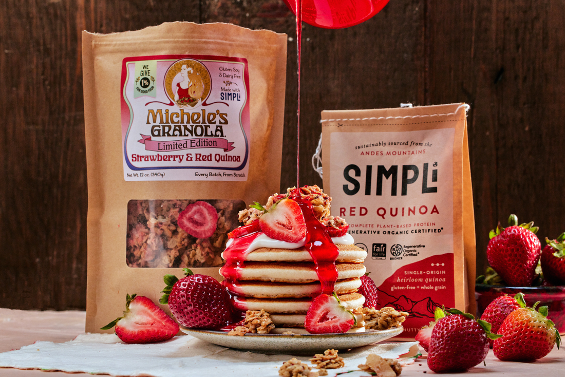 A Perfect Pairing: Limited-Edition Strawberry & Red Quinoa Granola