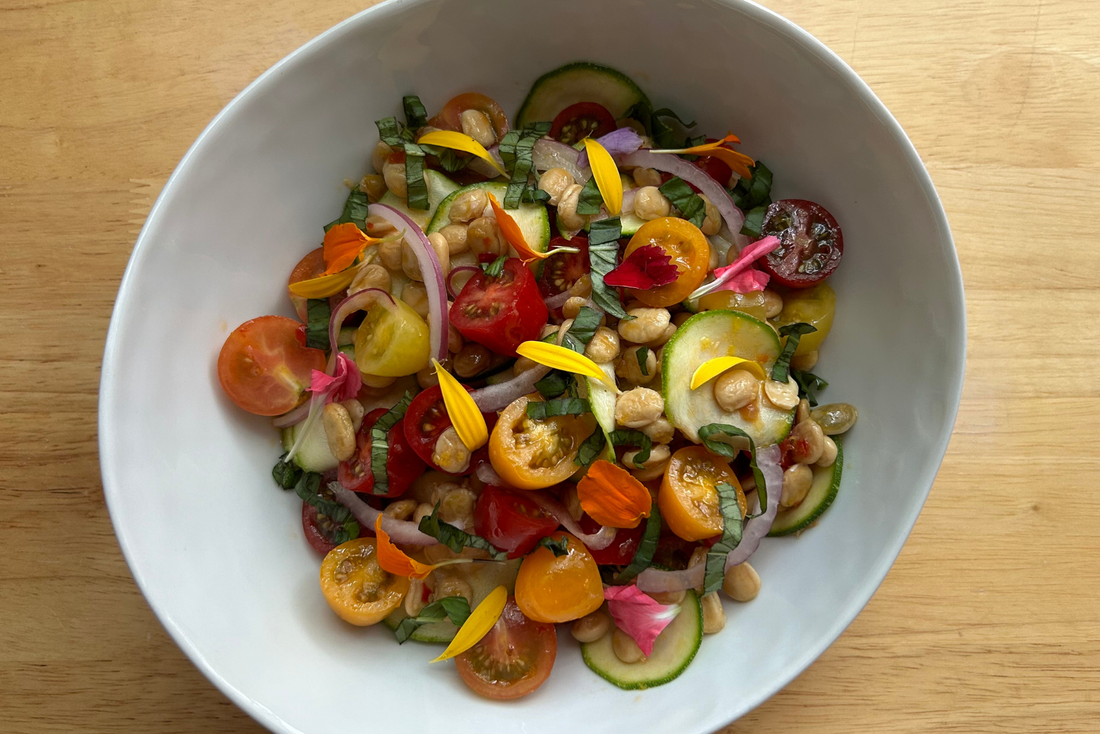 Lupini Bean Salad with Calabrian Chili Vinaigrette