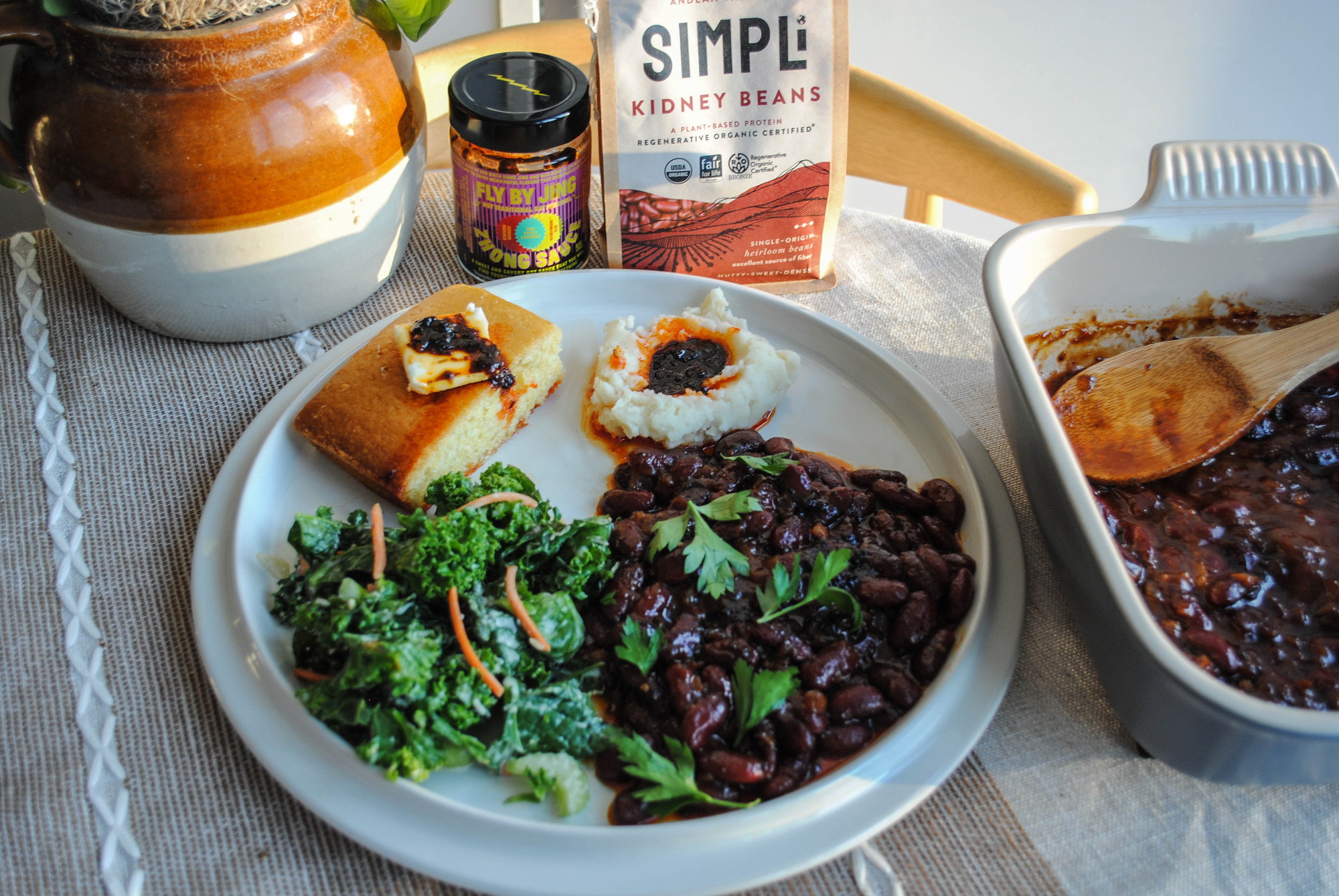 BBQ Baked Beans with Zhong Sauce