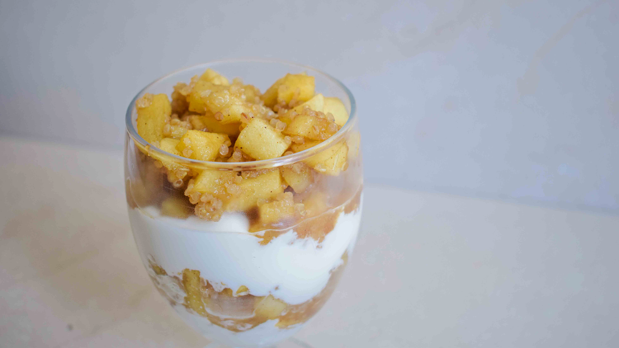 Spiced Quinoa & Apple Parfait