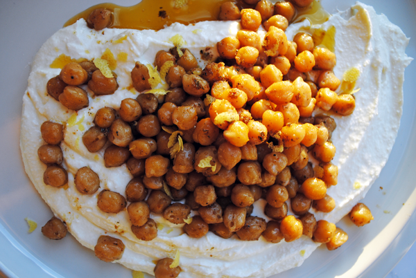 Whipped Feta and Peruvian Spiced Chickpeas