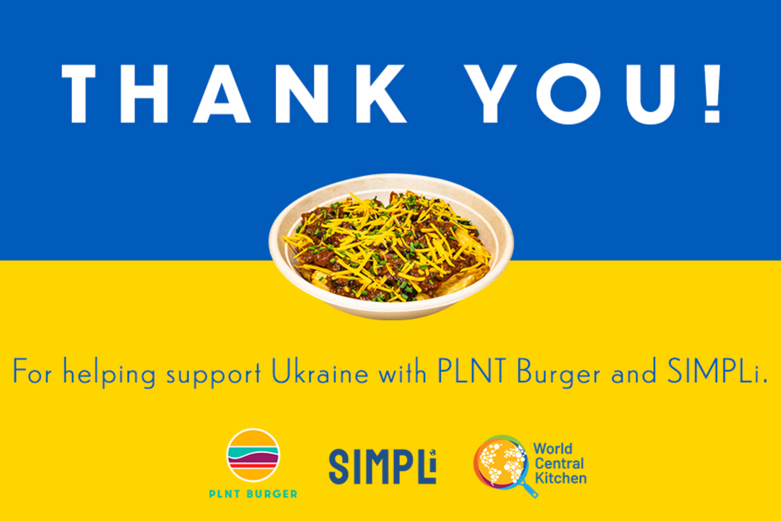 PLNT Burger's Support Ukrainian Farmers with SIMPLi's Sunflower Oil