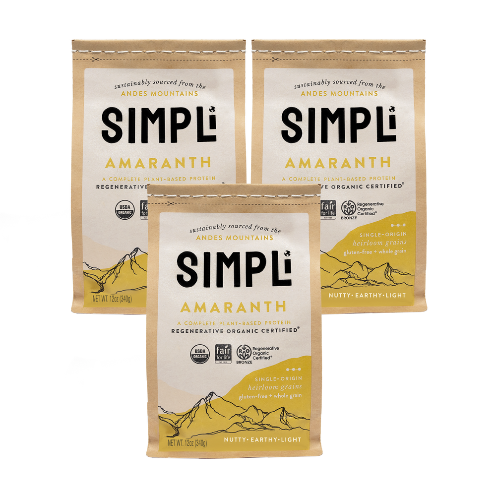 3-PACK SIMPLi REGENERATIVE ORGANIC CERTIFIED® AMARANTH