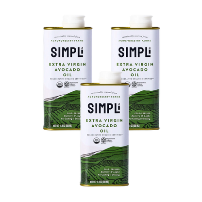 3-PACK SIMPLi REGENERATIVE ORGANIC CERTIFIED® EXTRA VIRGIN AVOCADO OIL