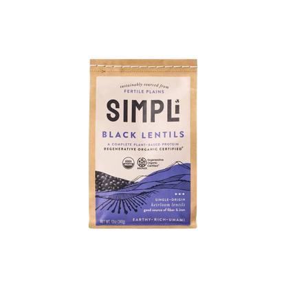 SIMPLi REGENERATIVE ORGANIC CERTIFIED® BLACK LENTILS
