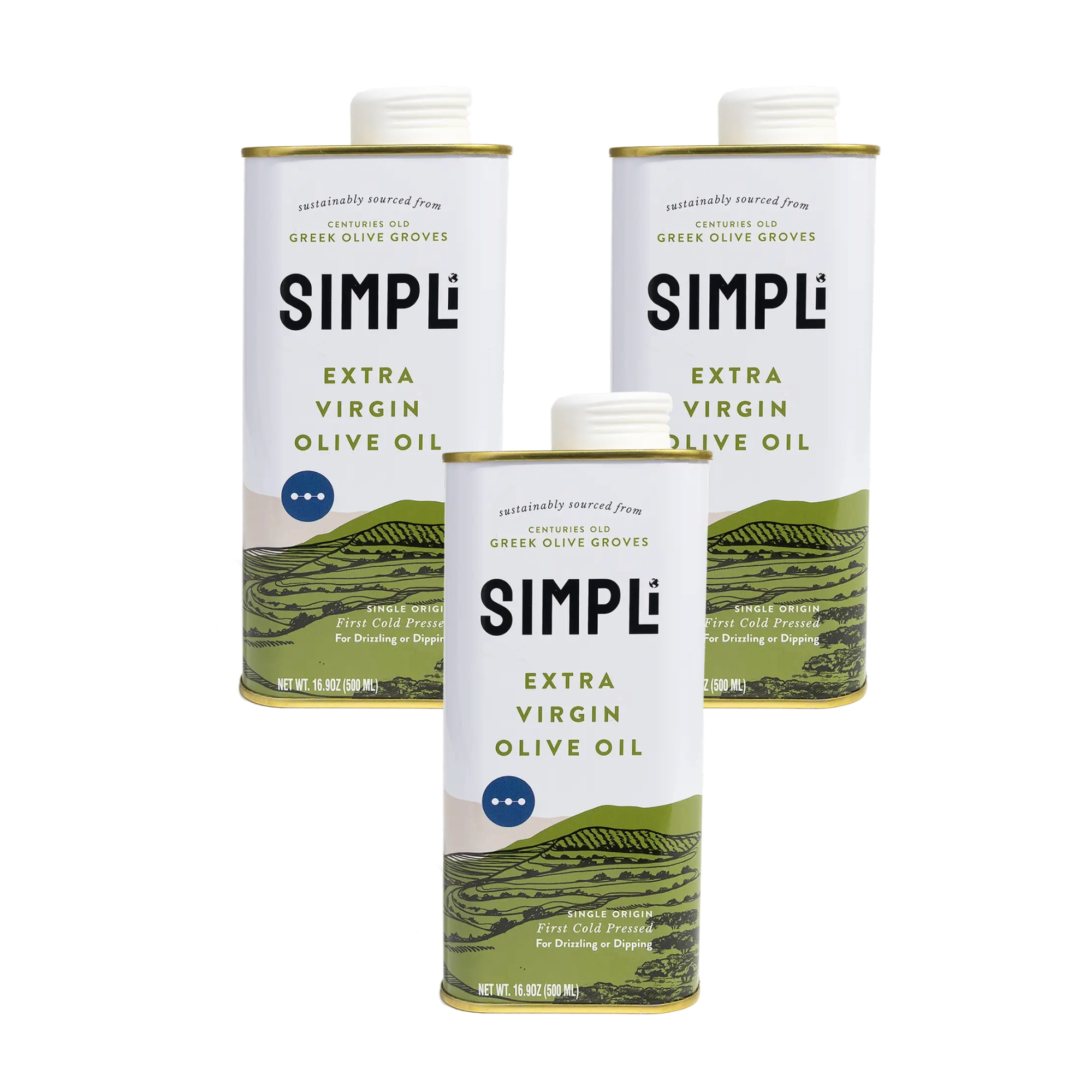 3-PACK SIMPLi EXTRA VIRGIN OLIVE OIL