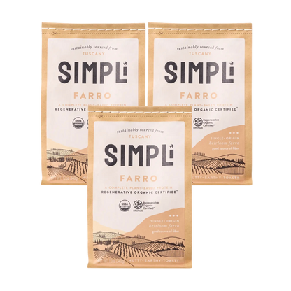 3-PACK SIMPLi REGENERATIVE ORGANIC CERTIFIED® FARRO