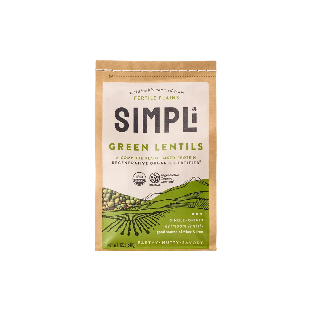 SIMPLi REGENERATIVE ORGANIC CERTIFIED® GREEN LENTILS