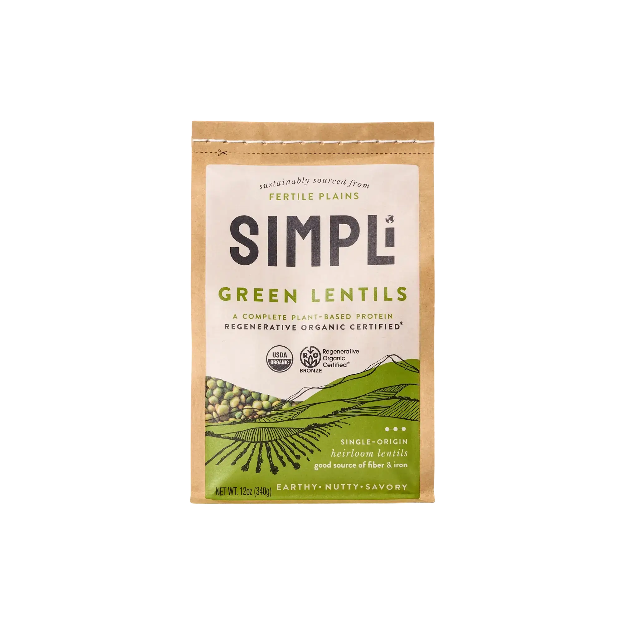 SIMPLi REGENERATIVE ORGANIC CERTIFIED® GREEN LENTILS