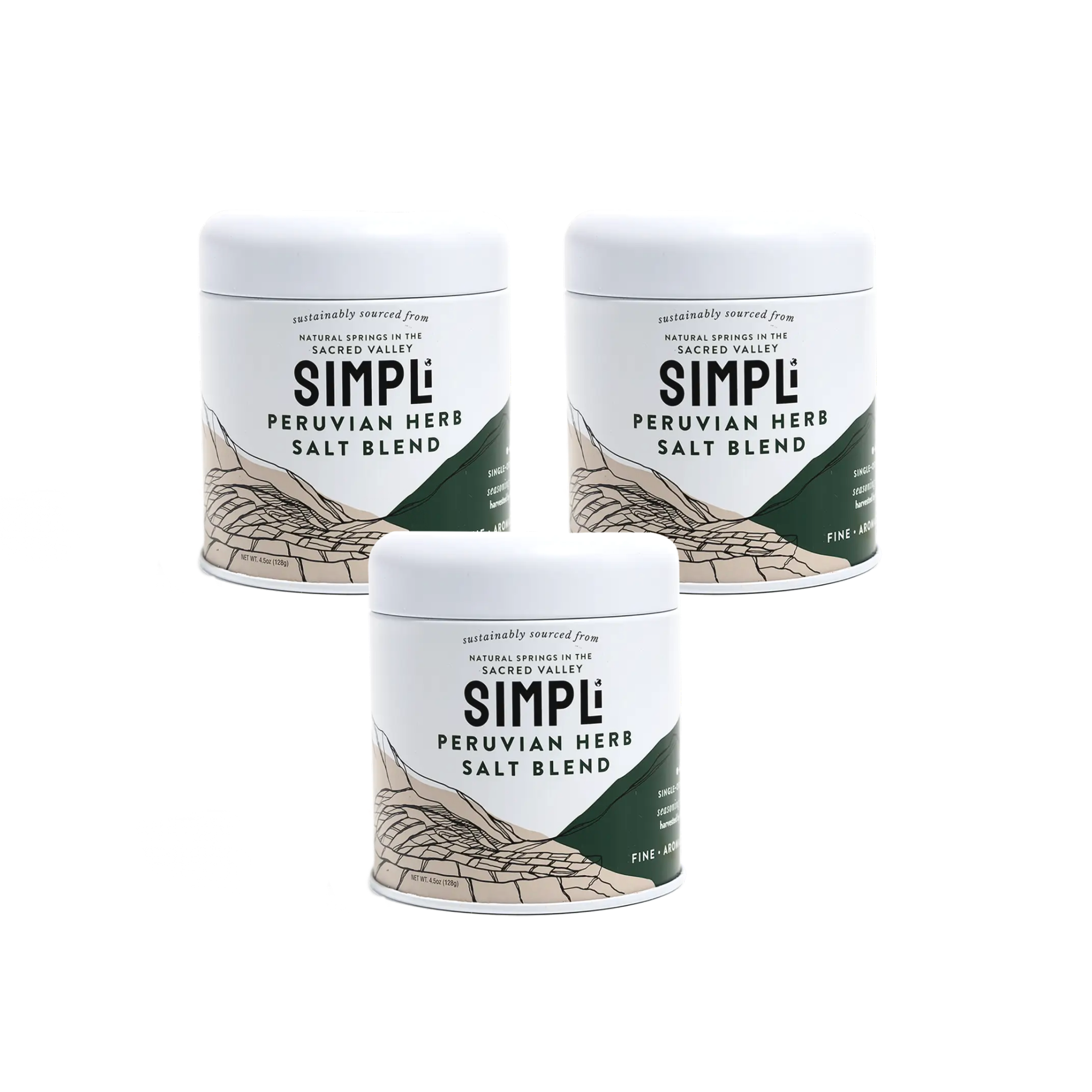 3-PACK SIMPLi PERUVIAN HERB SALT BLEND
