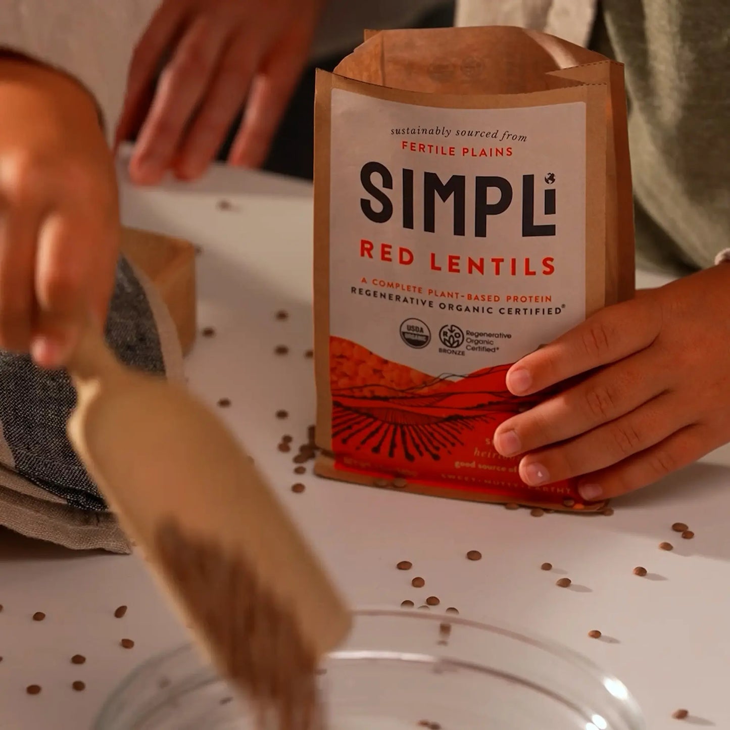 SIMPLI REGENERATIVE ORGANIC CERTIFIED® RED LENTILS