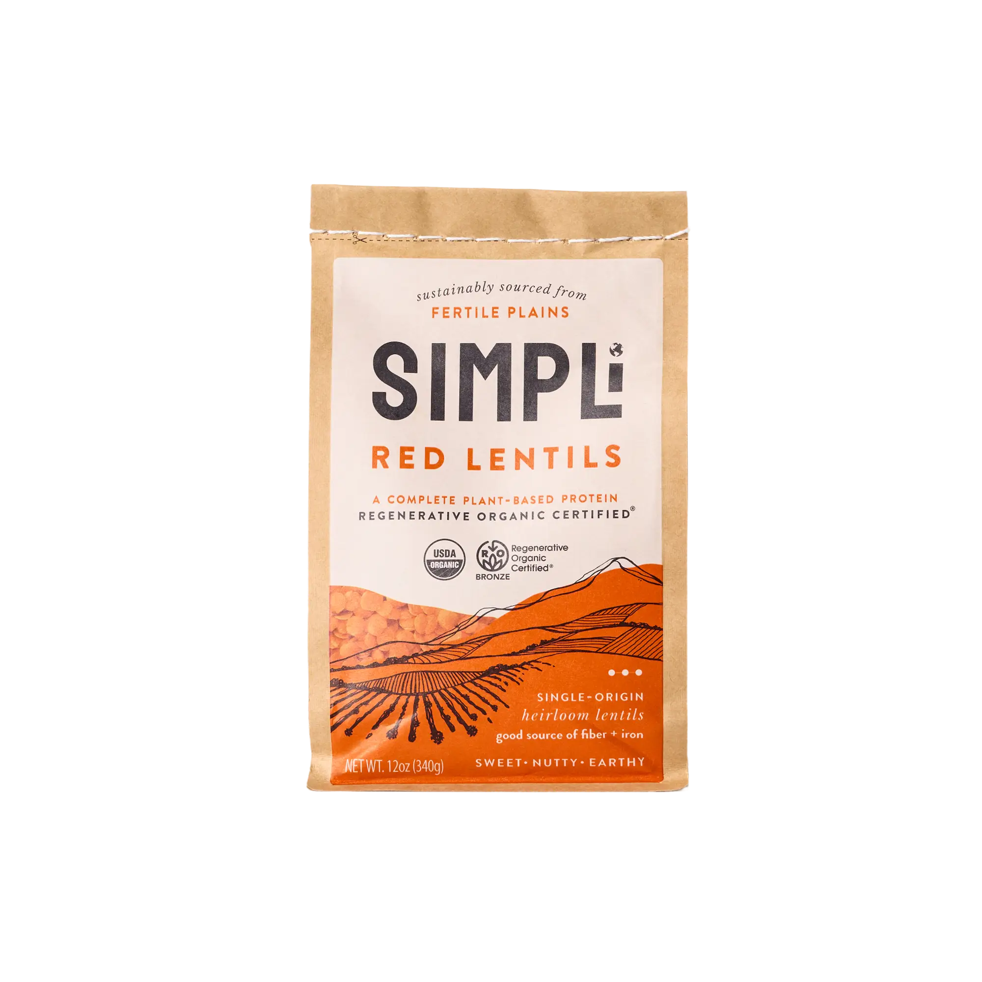 SIMPLI REGENERATIVE ORGANIC CERTIFIED® RED LENTILS