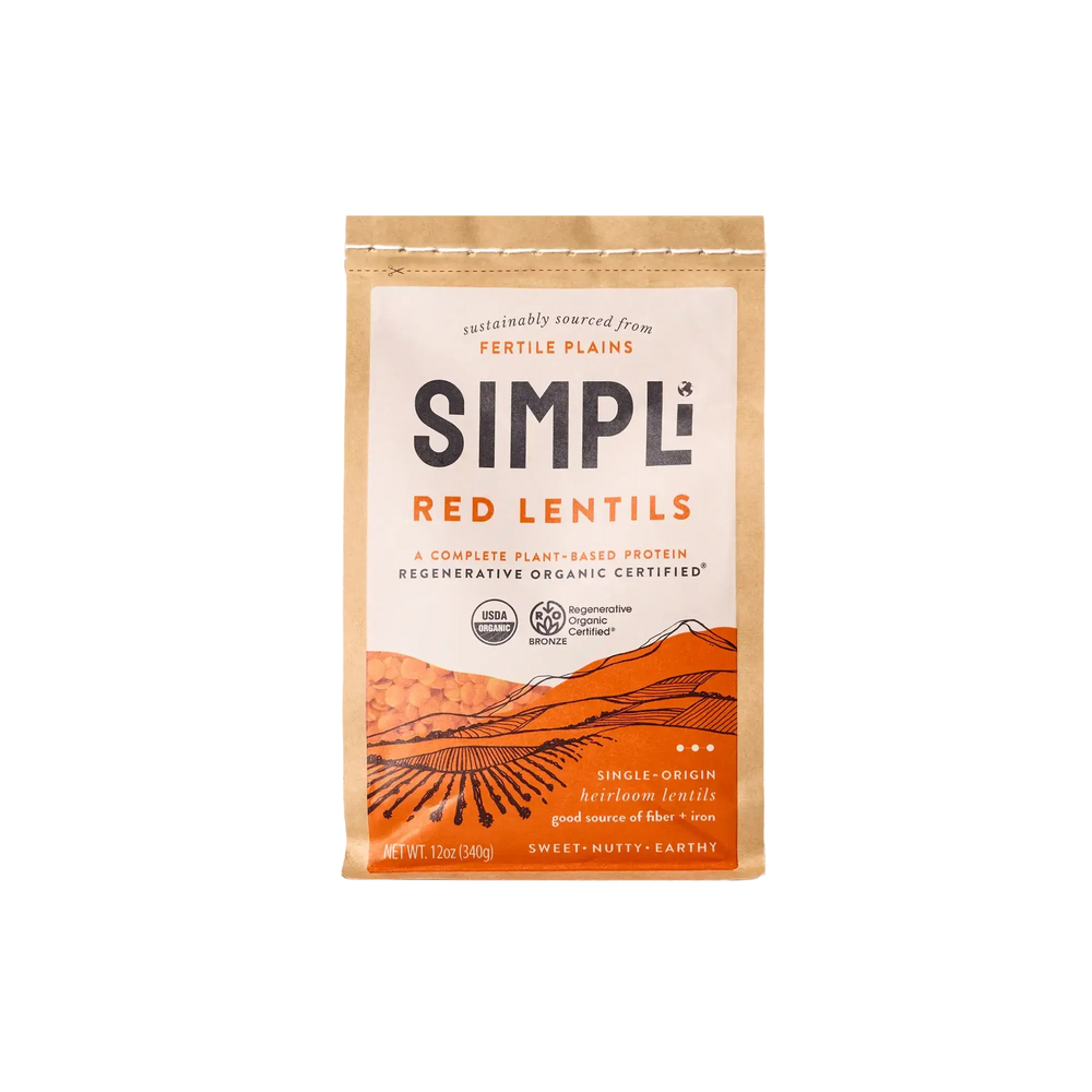 SIMPLi REGENERATIVE ORGANIC CERTIFIED® RED LENTILS