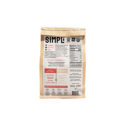 SIMPLi REGENERATIVE ORGANIC CERTIFIED® RED QUINOA