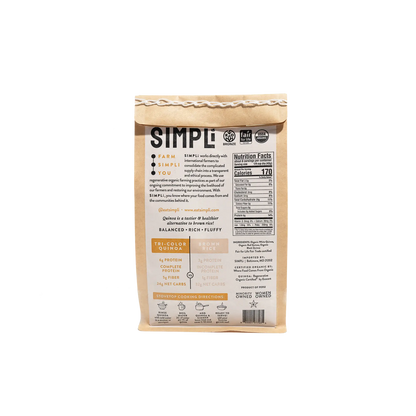 SIMPLi REGENERATIVE ORGANIC CERTIFIED® TRI-COLOR QUINOA