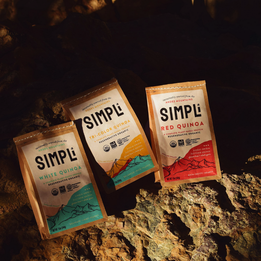 Regenerative Organic Red, White, & Tri-Color Quinoa